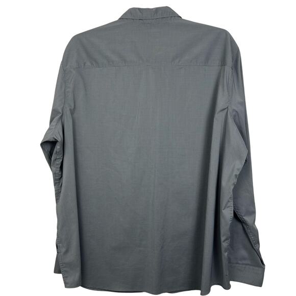 Swiss Tech shirt men’s 3XL gray long sleeve, button up sleeve Polyester spandex - Picture 4 of 5